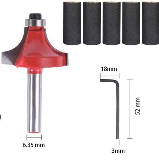 flintronic Router Bit Set, 15PCS 6.35mm 1/4 Inch Shank Tungsten Carbide Tipped Router Bit Set | Wood Milling Saw Cutter | Woodworking Tools Kit with Plastic Case for Home & DIY (FREE POSTAGE)