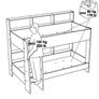 Bunk bed with two mattresses Image 7