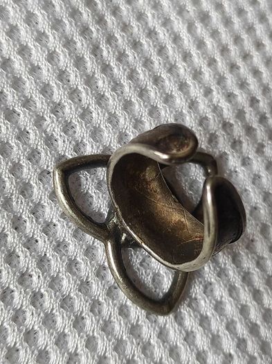 Trinity knot sterling silver vintage ring