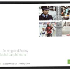 2013 Ireland Ireland an Integrated Society Commemorative Stamp An Post First Day Cover (FDC)