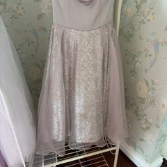 Coast sequin dress neutral