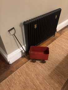 Beautiful old red Trug