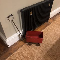 Beautiful old red Trug