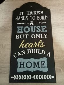 Wooden plaque