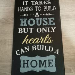 Wooden plaque