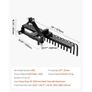 127 cm Lanscape Rock Rake, 3-Point Tow Behind Landscape Rake with 17 Steel Tines, Fit Category 1 Tractors, Angle Adjustable, Heavy Duty Lawn Dethatcher Rake for Grass Branch Debris Image 2