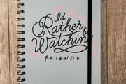 Friends Notebook and Sticky Notes Stationery