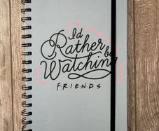 Friends Notebook and Sticky Notes Stationery