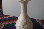 Beleek Yellow Accent Vase