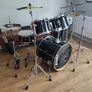 PRICE DROP: Tama 5-piece black Drum Kit with Zildjian cymbals and drum cases. Image 8