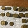 Old brass coins Image 2