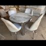 Round Dining Table With 4 Chairs Image 3