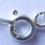 Vintage Sterling Silver 925 Cross Necklace / 1990s length 16" - 3,9g Image 7