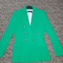 zara green blazer Image 4