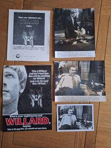 1971 Willard Pressbook & Press Kit Synopsis & Press Photos
