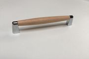 Beech/Chrome Handles