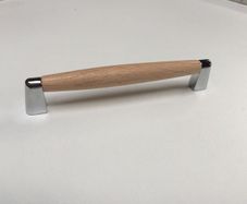 Beech/Chrome Handles