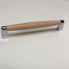 Beech/Chrome Handles