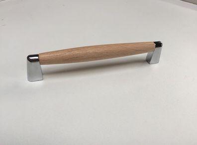 Beech/Chrome Handles