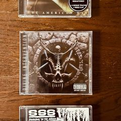 Thrash metal CDs- Slayer, SSS, Sacred Reich