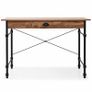 Writing Desk with Drawer 110x55x75 cm Oak Colour Image 5