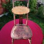Antique Art Nouveau Rustic Ladies Chair c. 1880 Image 2