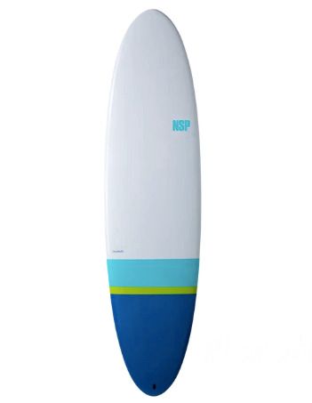 NSP Surfboard 6'8" Elements HDT Funboard Tail Dip Navy Futures