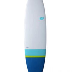 NSP Surfboard 6'8" Elements HDT Funboard Tail Dip Navy Futures