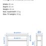 IKEA tv unit/ shoe rack Image 2