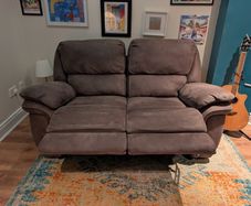 Recliner Sofa Set; 2 Seater Sofa and 2 Recliner Armchairs