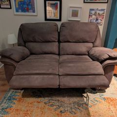 Recliner Sofa Set; 2 Seater Sofa and 2 Recliner Armchairs