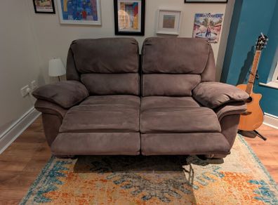 Recliner Sofa Set; 2 Seater Sofa and 2 Recliner Armchairs