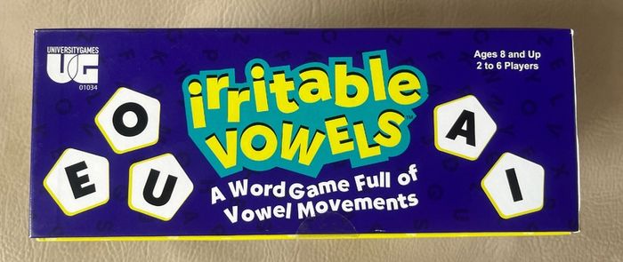 Irritable Vowels Board Game