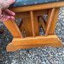 Rocking chair maternity chair with stool Image 8