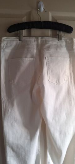 Zara  Off White Boots  Cut Jeans
