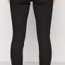 Biker jeans skinny fit black size L uk10-12 Image 2