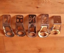 5x Vintage Bicycle Lamp Brackets