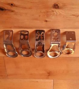 5x Vintage Bicycle Lamp Brackets