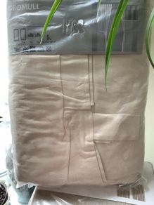 IKEA 100% cotton curtains, new, 57x118