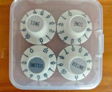 White Witch Hat Guitar Knobs