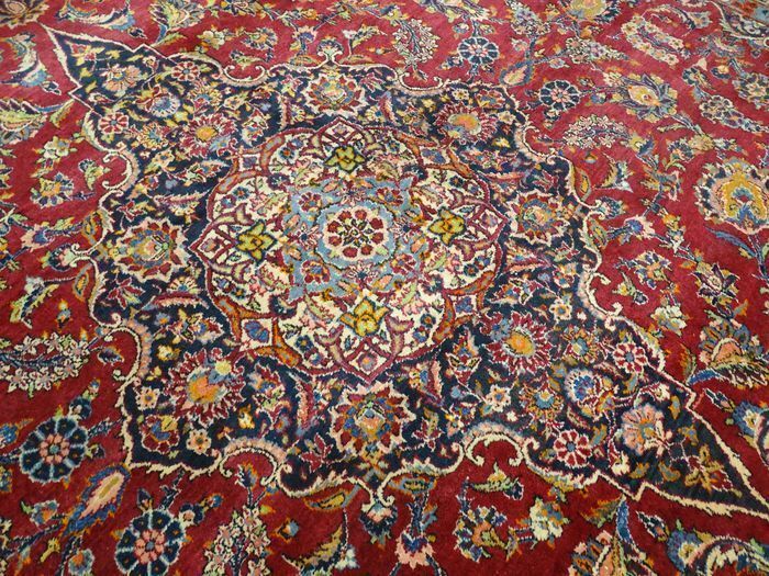 P.ersian Old Kashan Rug.4.1x2.93m (AK)
