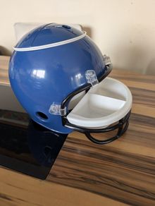 American football snack helmet