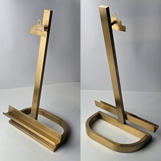 Brass Tabletop Gallery Easel