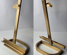 Brass Tabletop Gallery Easel