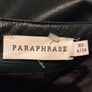 Faux Leather Paraphrase Green Skirt Image 2