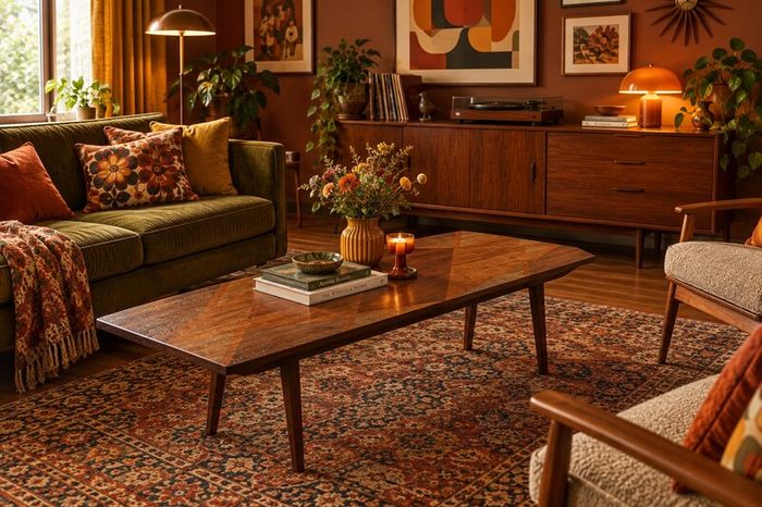 Mid century coffee table