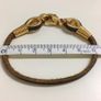 BVLGARI leather bracelet with 18ct gold clasps Image 4