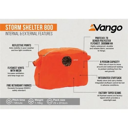 Vango Storm Shelters 200 / 400 / 800 NEW