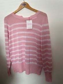 Savida pink white now back top size 14 - New