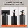 Cable Railing Post 36x2x2in/91.4x5.1x5.1 cm Steel Railing Post Without Holes 1-Pack Black Image 4